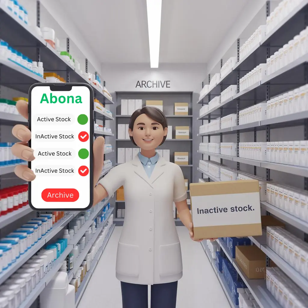 Stay Organized: Archiving Unused Stock with Abona App